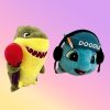 doodle and arkey plushies 2pcs